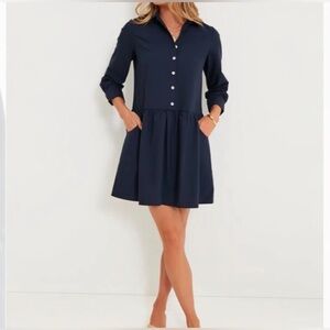 Tuckernuck Midnight Navy Hayes Dress